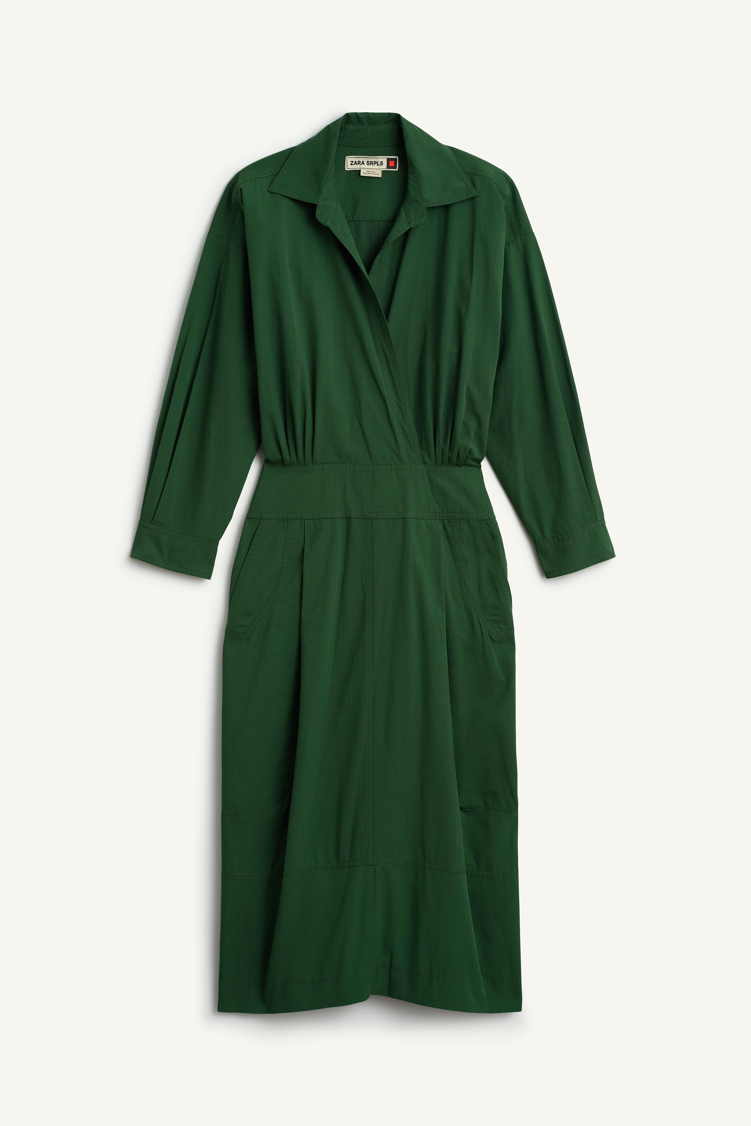 SHRT DRSS 16 - Green | ZARA United States SHRT DRSS 16 - Green | ZARA United States