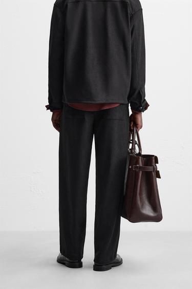 JOGGER WAIST TROUSERS - Black by Zara - Image 2