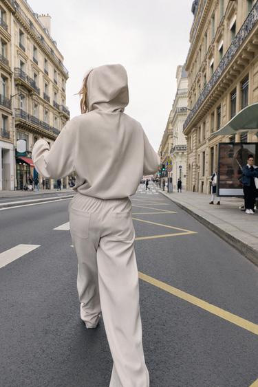 HOODIE - Ecru by Zara - Image 4