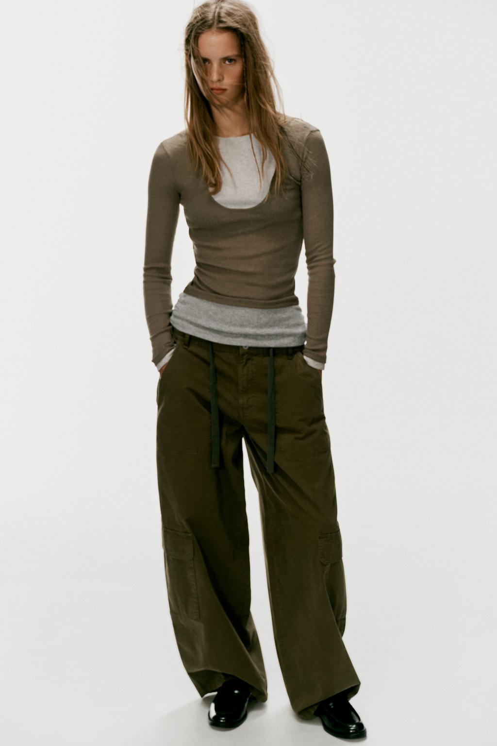 TRIPLE FUNNEL NECK T-SHIRT