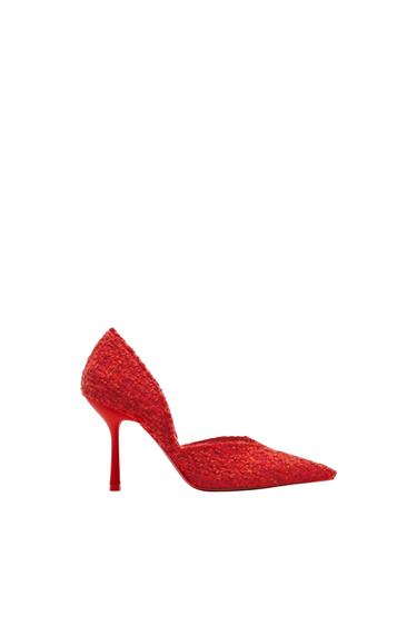ZAPATO TACÓN TEJIDO