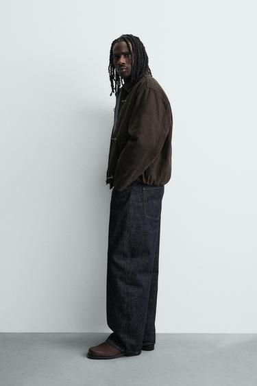 BLOUSON COURT AVEC BRANDEBOURGS - Chocolat de Zara - Image 3