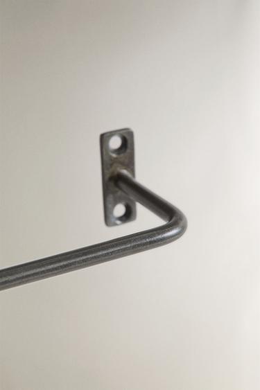 DARK METAL TOWEL RACK - Black by Zara - Image 3