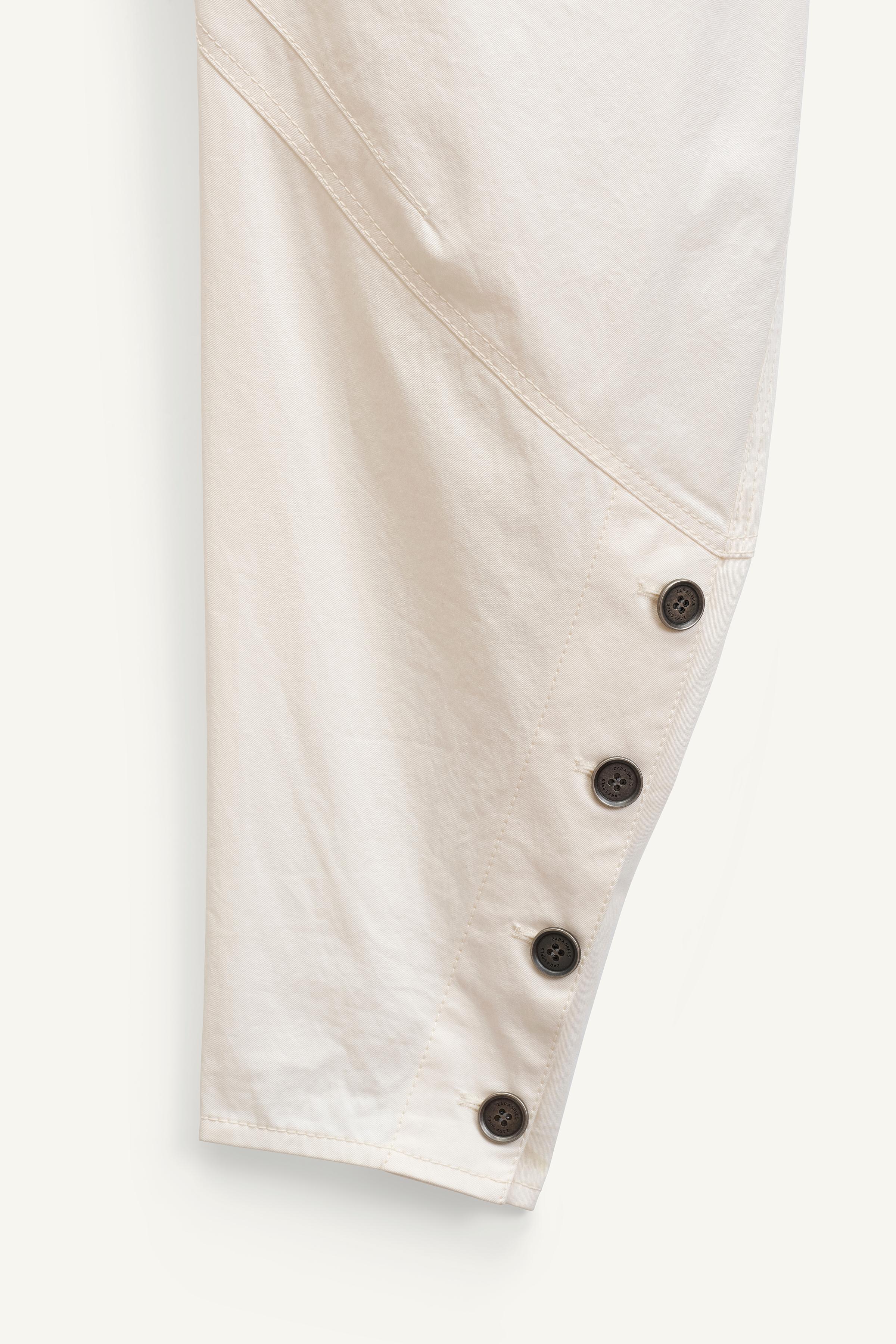パンツ ZARA SRPLS BNN PNT 14 2870/245 BNN PNT 14 - Oyster-white | ZARA United States