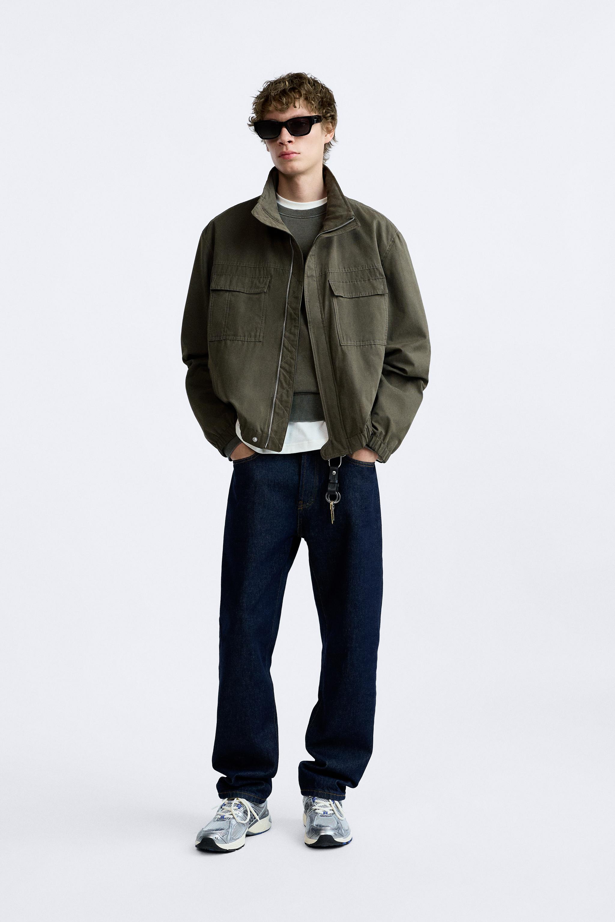 POCKET JACKET - khaki | ZARA United States