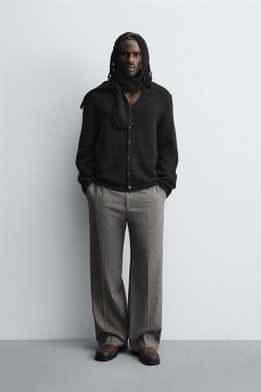 GILET TEXTURÉ BRILLANT - Noir de Zara - Image 0