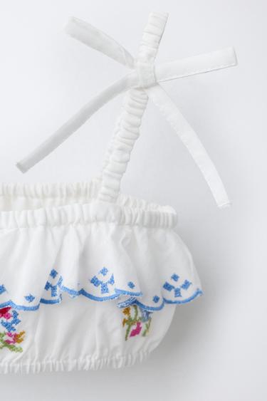 4-10 AÑOS/ BIKINI BORDADOS - Crudo de Zara