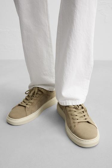 BASKET EN CUIR - Beige de Zara - Image 2