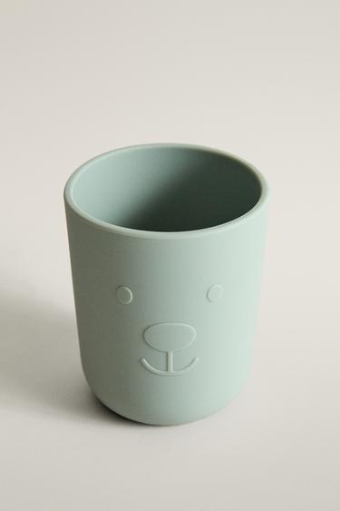 KIDS' BEAR SILICONE TUMBLER — Blue 2