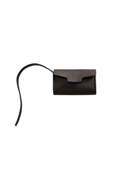 LEATHER PET BAG DISPENSER - Brown by Zara