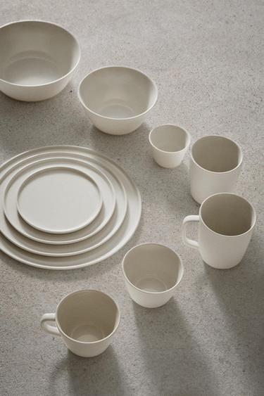 SERAX SERVIES VAN PORSELEIN - VVD - ECRU-WIT van Zara - Afbeelding 0