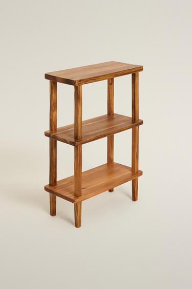 ACACIA WOOD SHELF — Brown 2