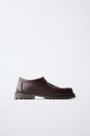 WALLABEE PIEL - Granate de Zara
