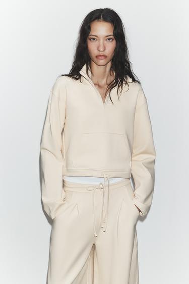 INTERLOCK BALLOON TROUSERS - Butter by Zara - Image 1