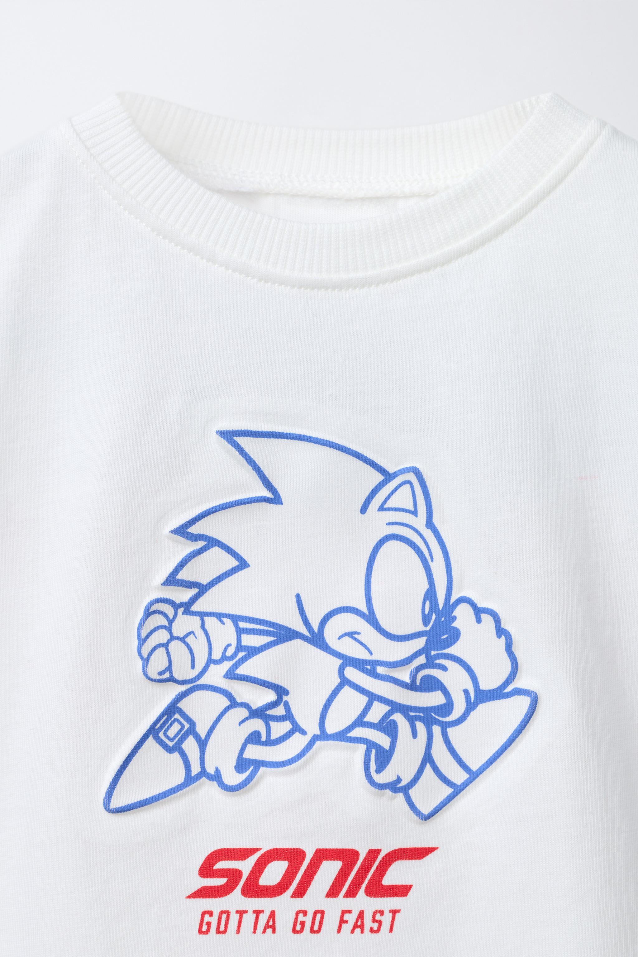 T-SHIRT SONIC AND SHADOW © SEGA