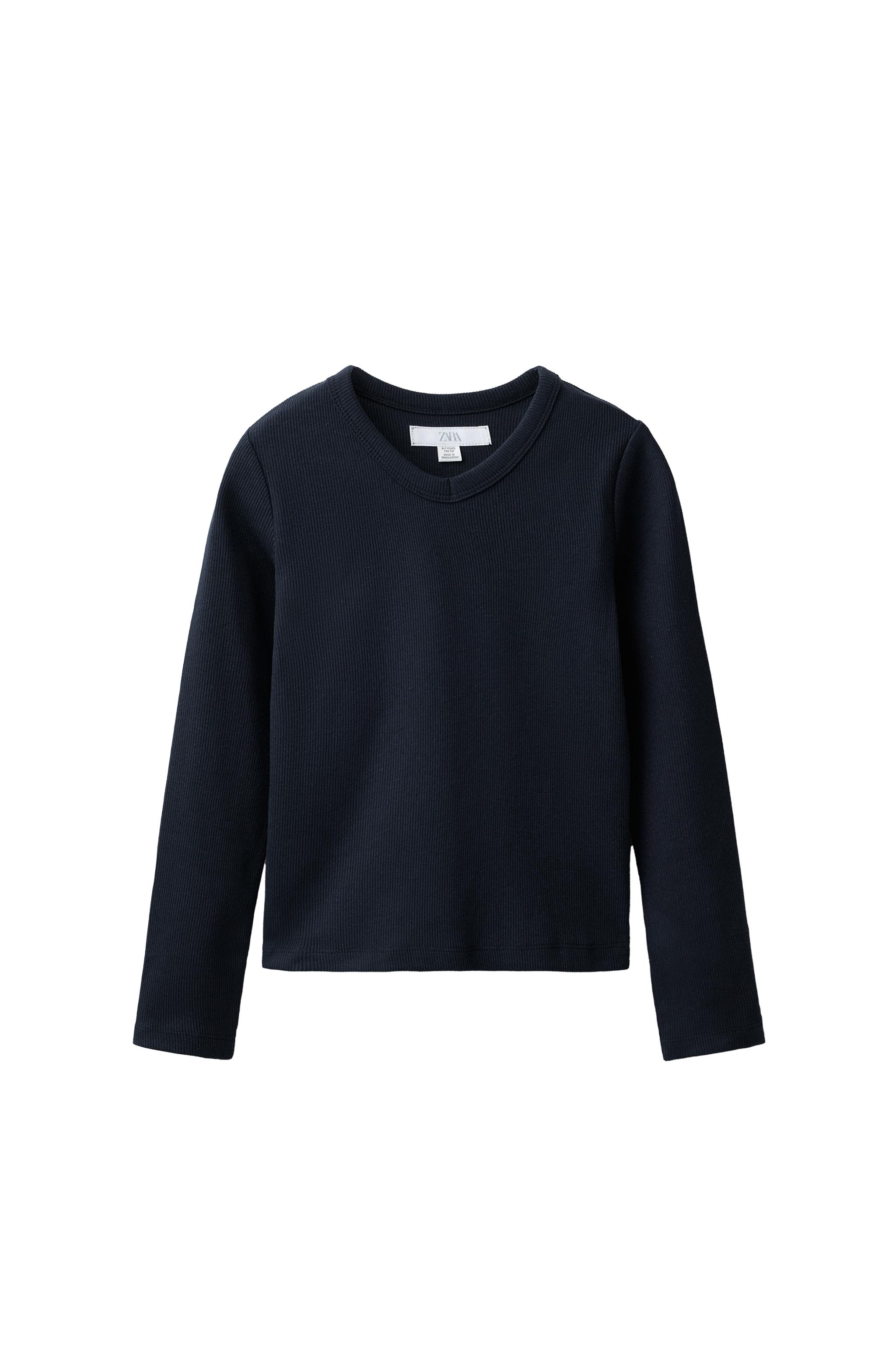 CAMISETA RIB CUELLO PICO