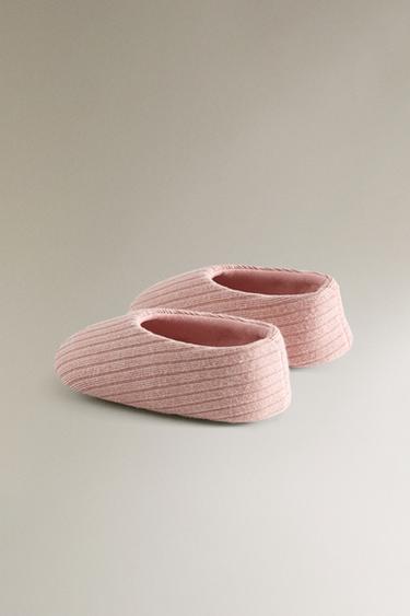 BALLERINES TISSU MATELASSÉ - Rosé de Zara - Image 3