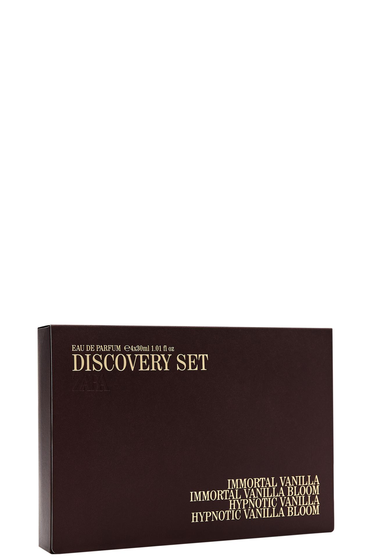 ZARA VANILLAS DISCOVERY SET EDP 4X30ML (1.01 FL. OZ). — TINTED LEATHER