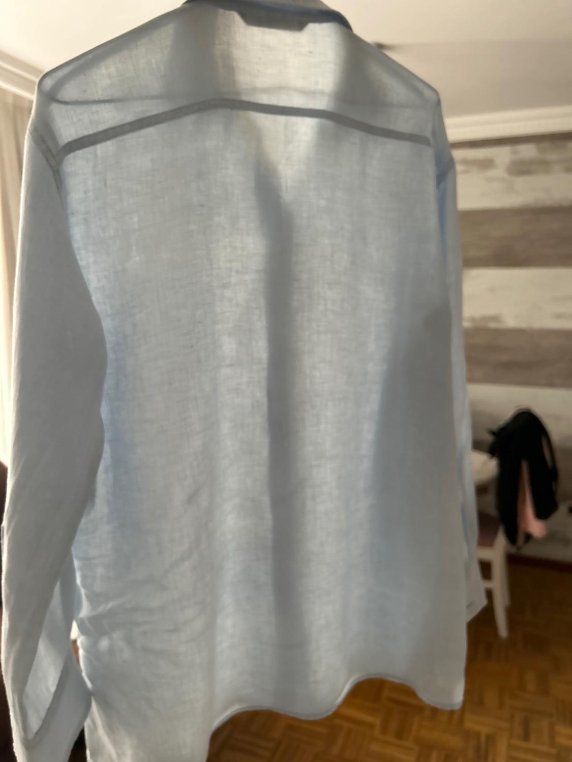 100% ΛΙΝΟ ΠΟΥΚΑΜΙΣΟ OVERSIZE - Image 2
