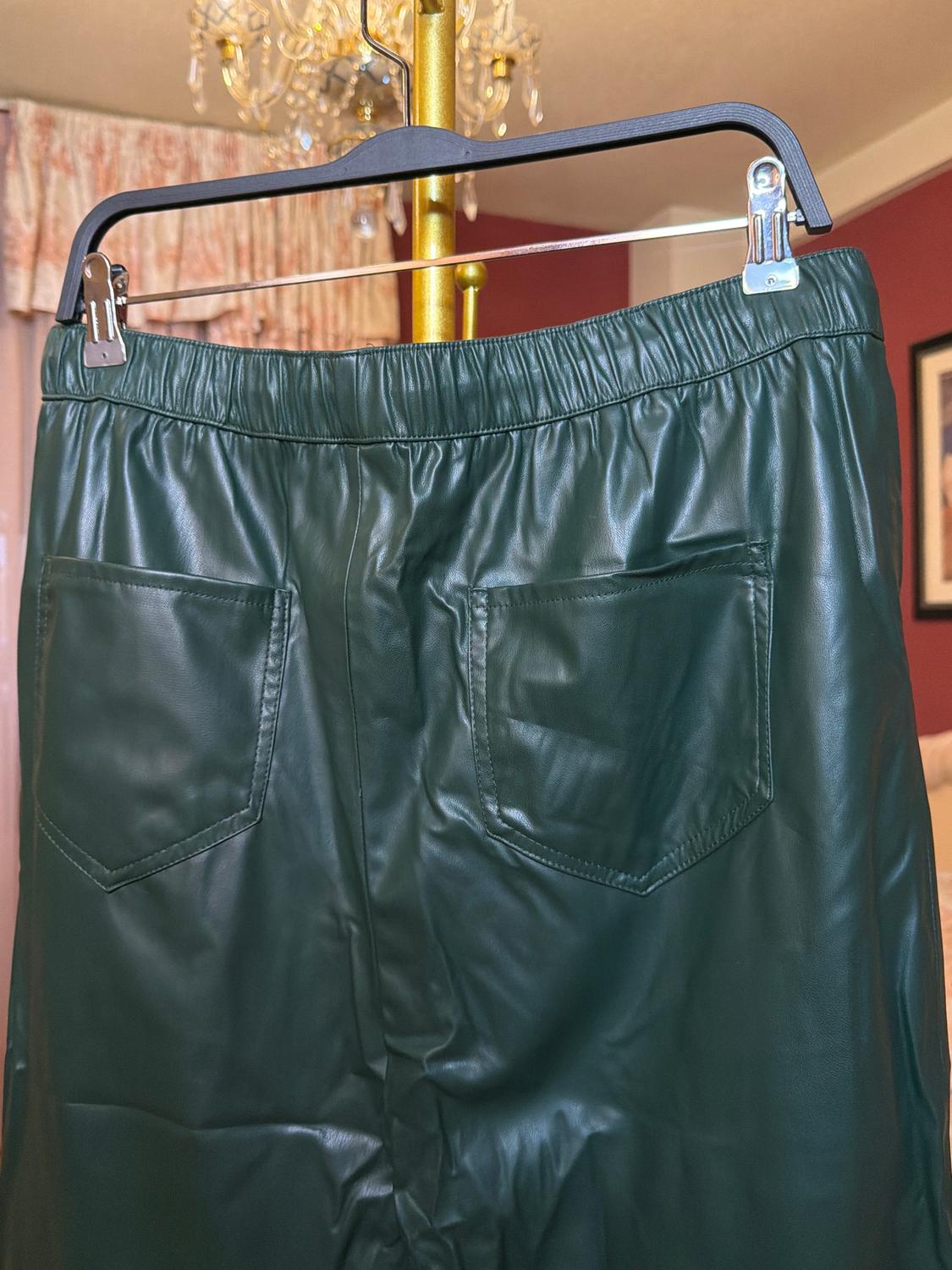 FAUX LEATHER THE WEEKEND TROUSERS - Image 5