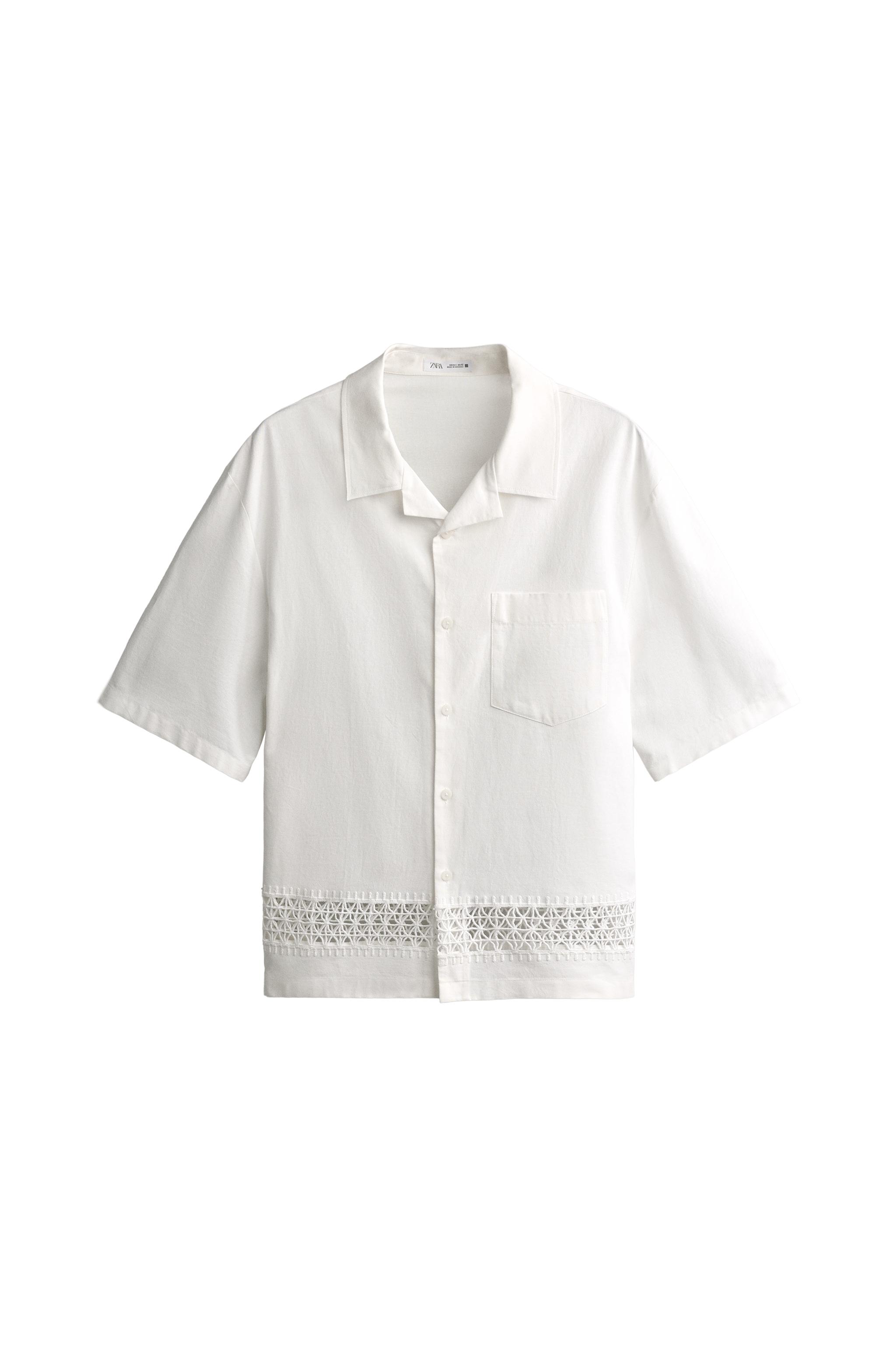 CAMISA RELAXED FIT CENEFA COMBINADA