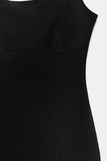 FITTED MIDI DRESS - Black by Zara - Image 7