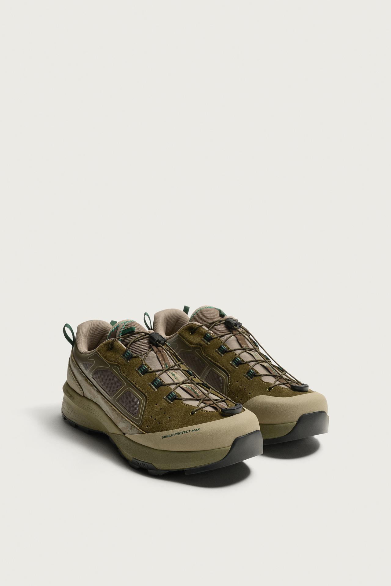 CAPRA APROX TREKKING SNEAKERS — Khaki Green
