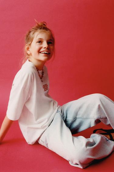 DOG PRINT T-SHIRT - White by Zara - Image 5