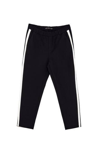 CHINO TROUSERS WITH SIDE STRIPE