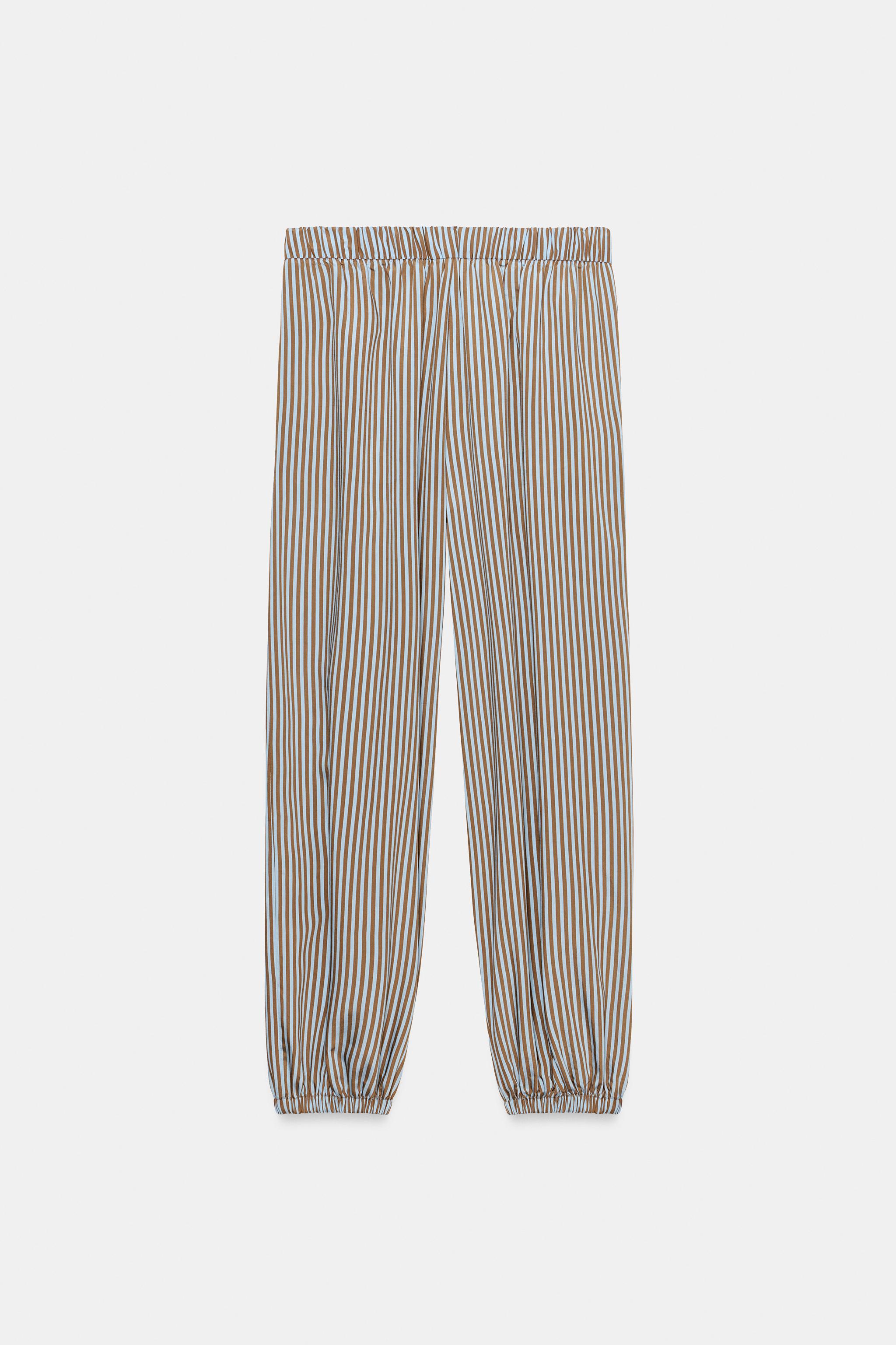 ZW COLLECTION STRIPED BALLOON PANTS