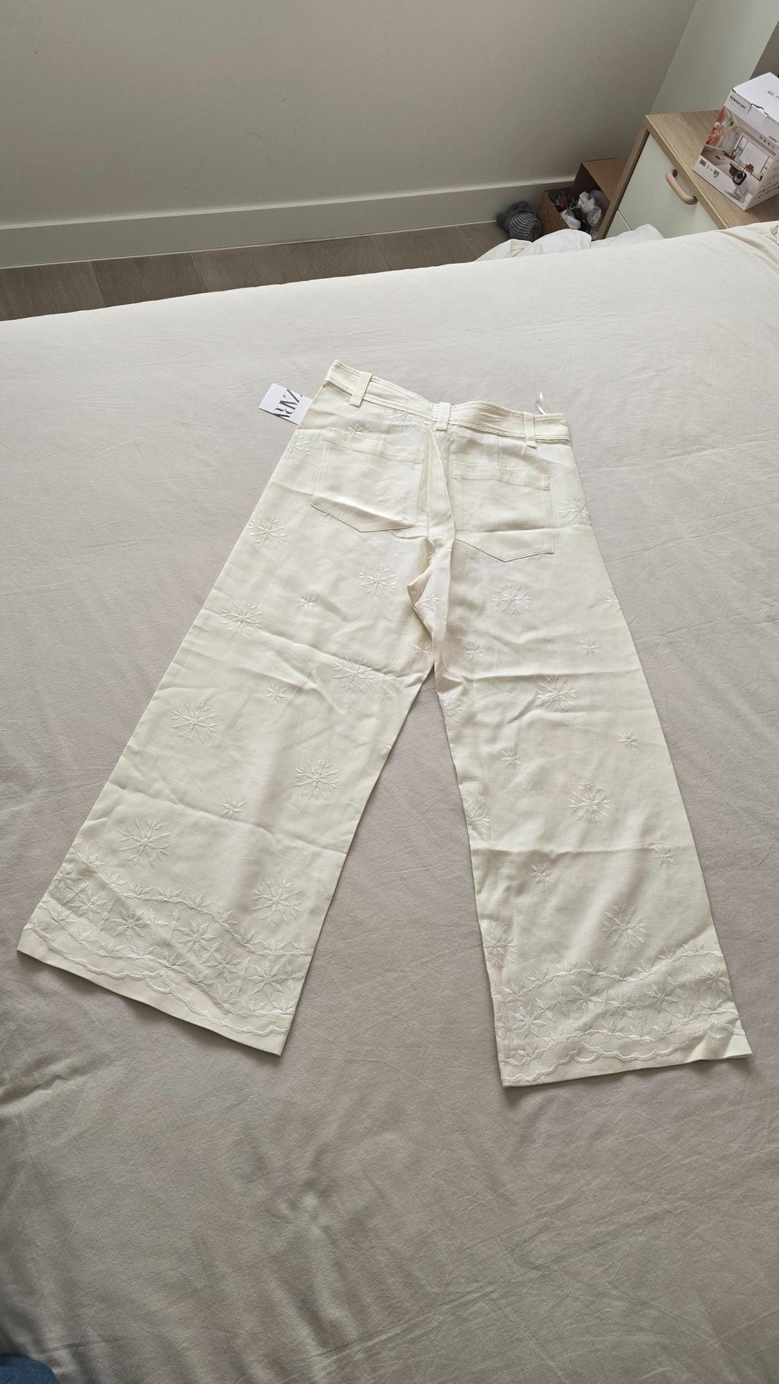 ZW COLLECTION EMBROIDERED TROUSERS - Image 6