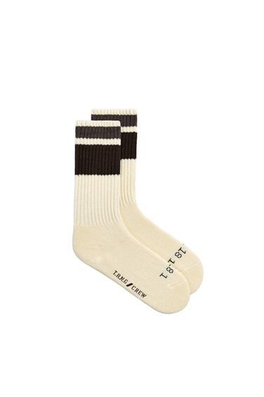 2-PACK TRAINING SOCKS - Oyster-white by Zara