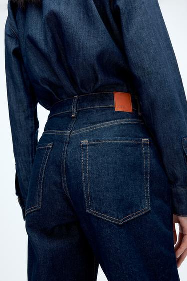 JEANS Z1975 DENIM RECTOS TIRO ALTO - Azul de Zara