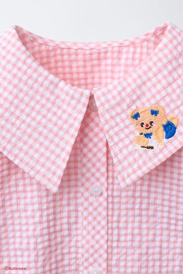 BUTTERBEAR © GINGHAM SHIRT - Pink by Zara - Image 2