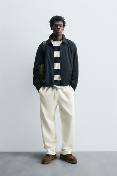 TECHNICAL JOGGER TROUSERS - Oyster-white by Zara - Image 0
