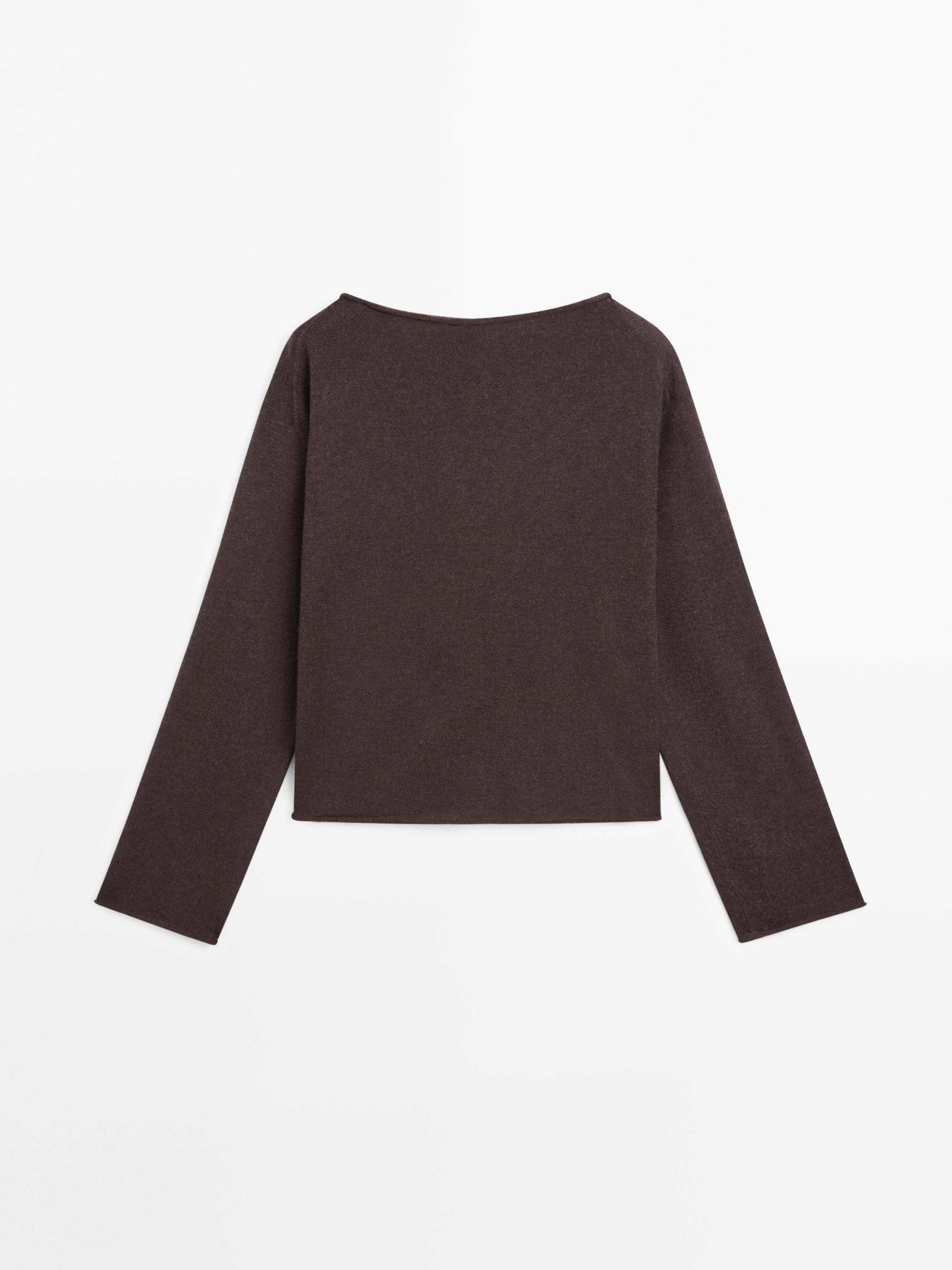100% wool knit sweater