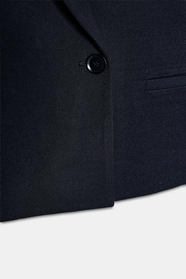 VESTE COURTE ZW COLLECTION LIMITED EDITION - Bleu marine foncé de Zara - Image 5