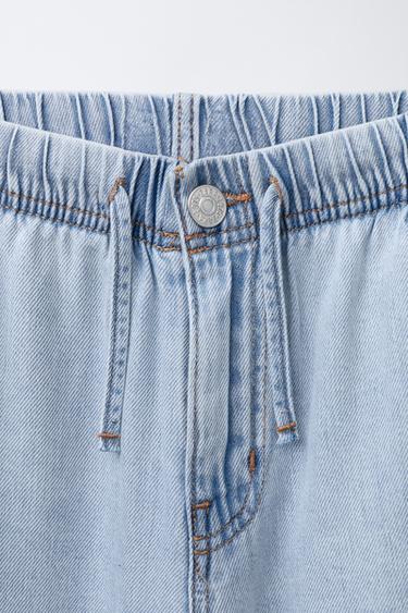 JEAN FLUIDE À JAMBES LARGES - Bleu de Zara - Image 2