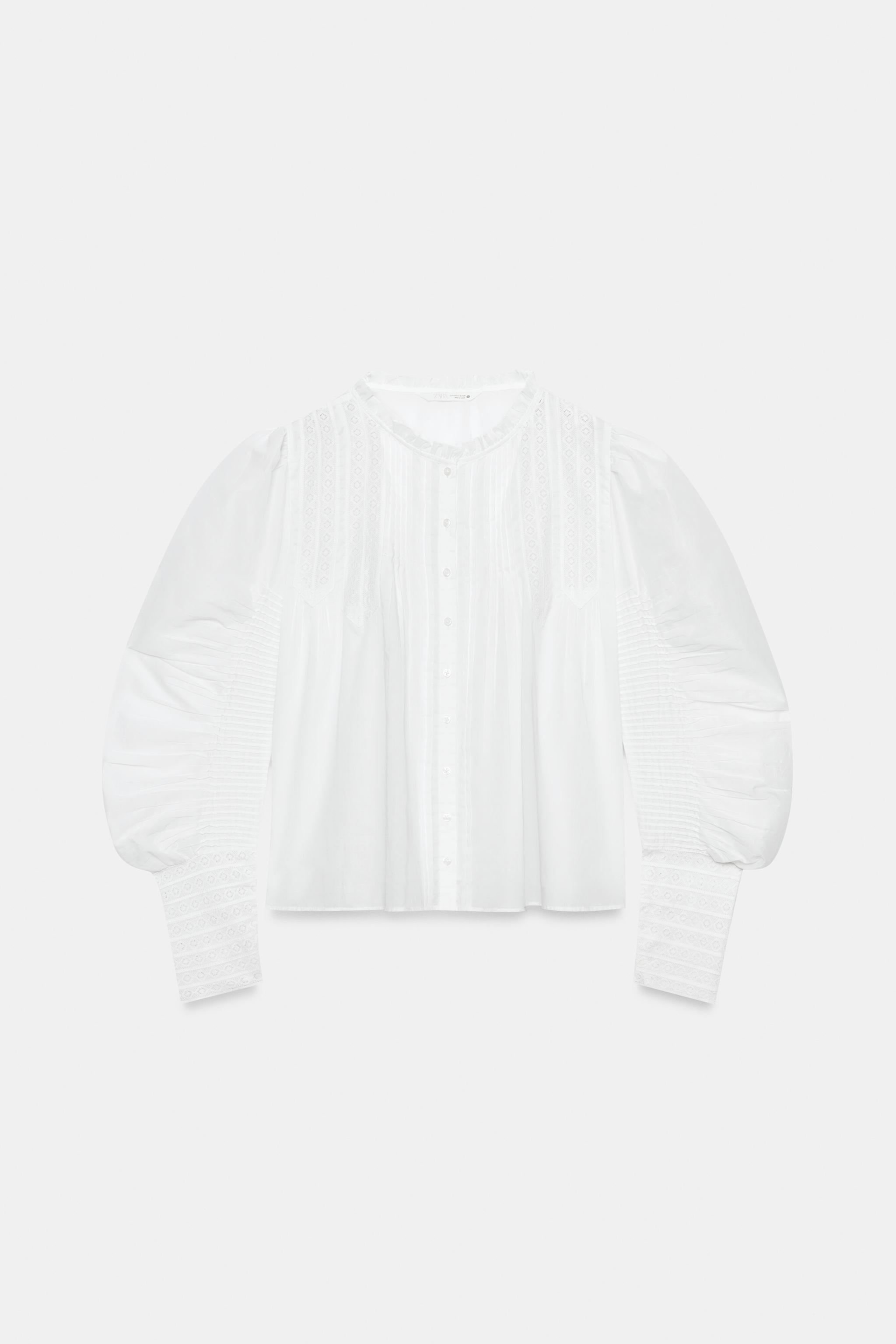 Zara ZW COLLECTION ROMANTİK BLUZ görsel 6