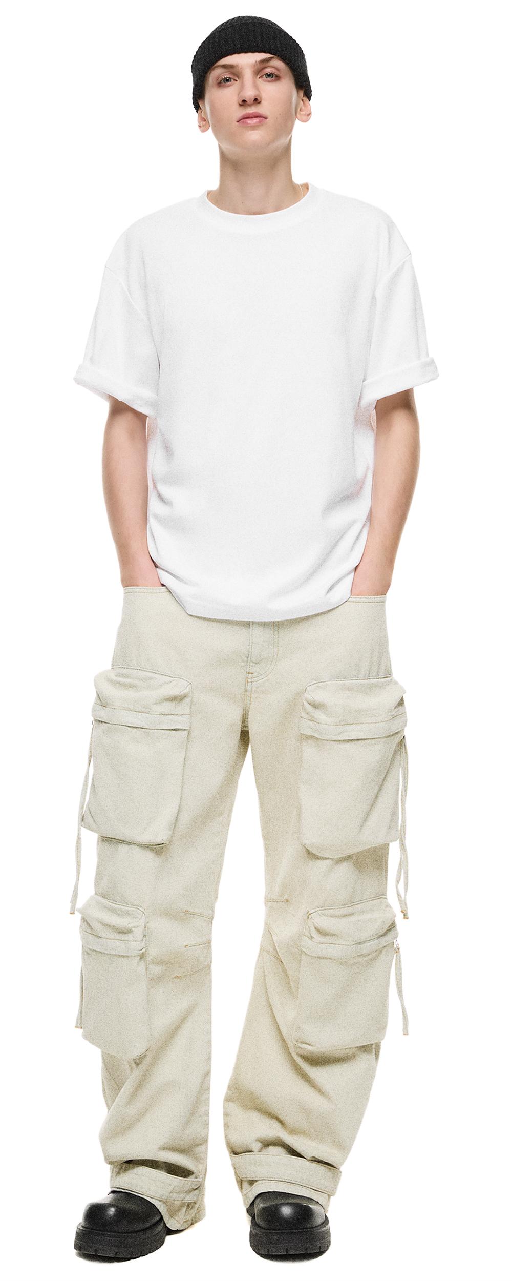 Zara white pants sales mens