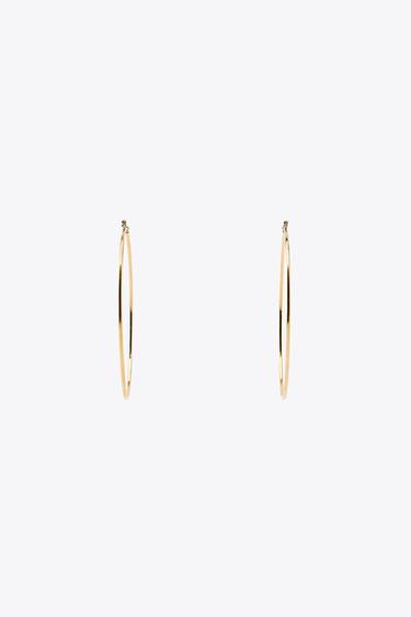 PENDIENTES ARO GRANDE WATERPROOF - Dorado de Zara