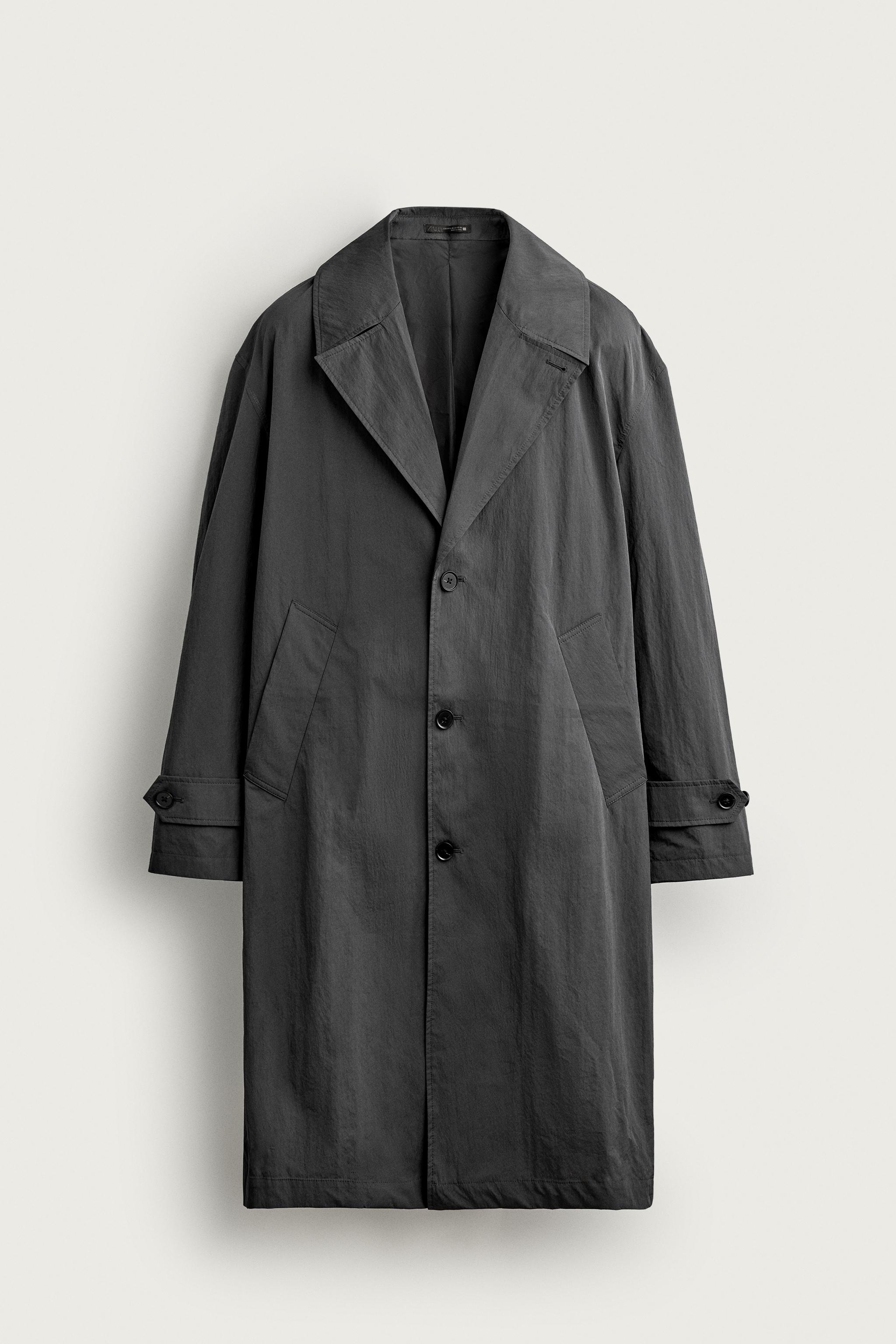 RELAXED-FIT TECHNICAL TRENCH COAT