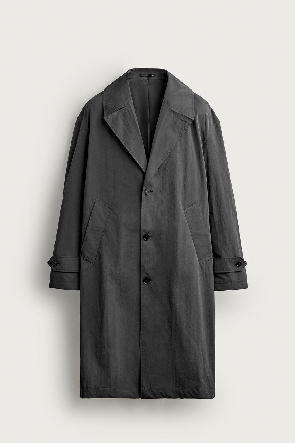 TECHNICAL RELAXED-FIT TRENCH COAT