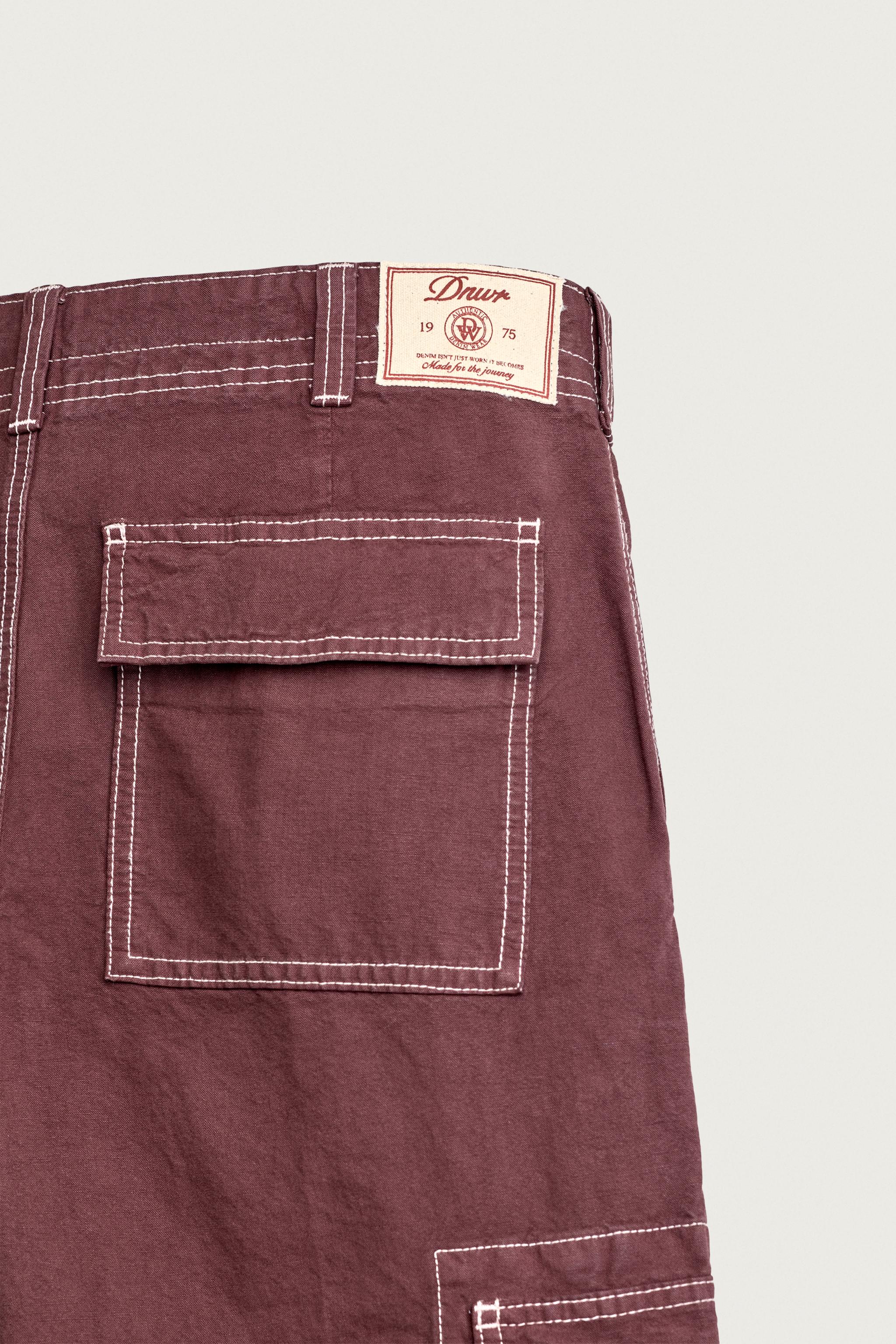 PANTALON CARGO COUPE DÉCONTRACTÉE À SURPIQÛRES