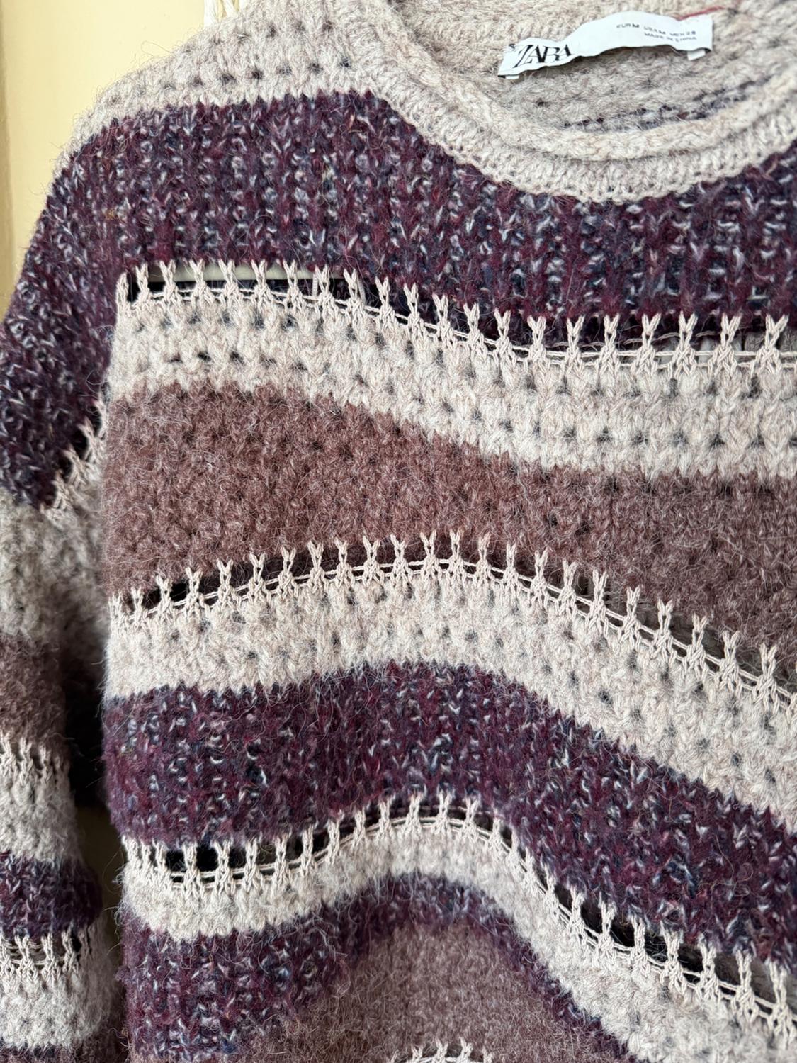 PATCHWORK KNIT SWEATER - Image 3