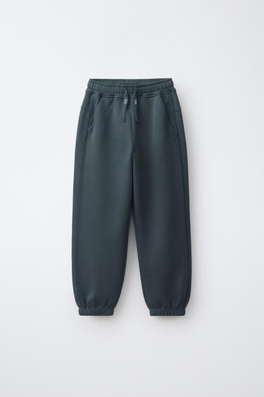 SPORTY JOGGING TROUSERS - Dark green by Zara