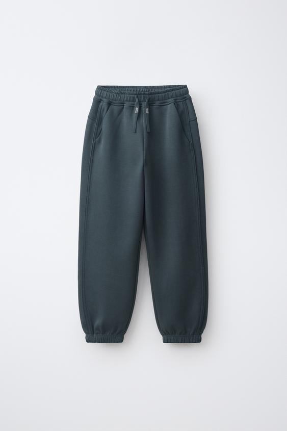 PANTALÓN JOGGER SPORTY - Verde oscuro de Zara - Imagen 0