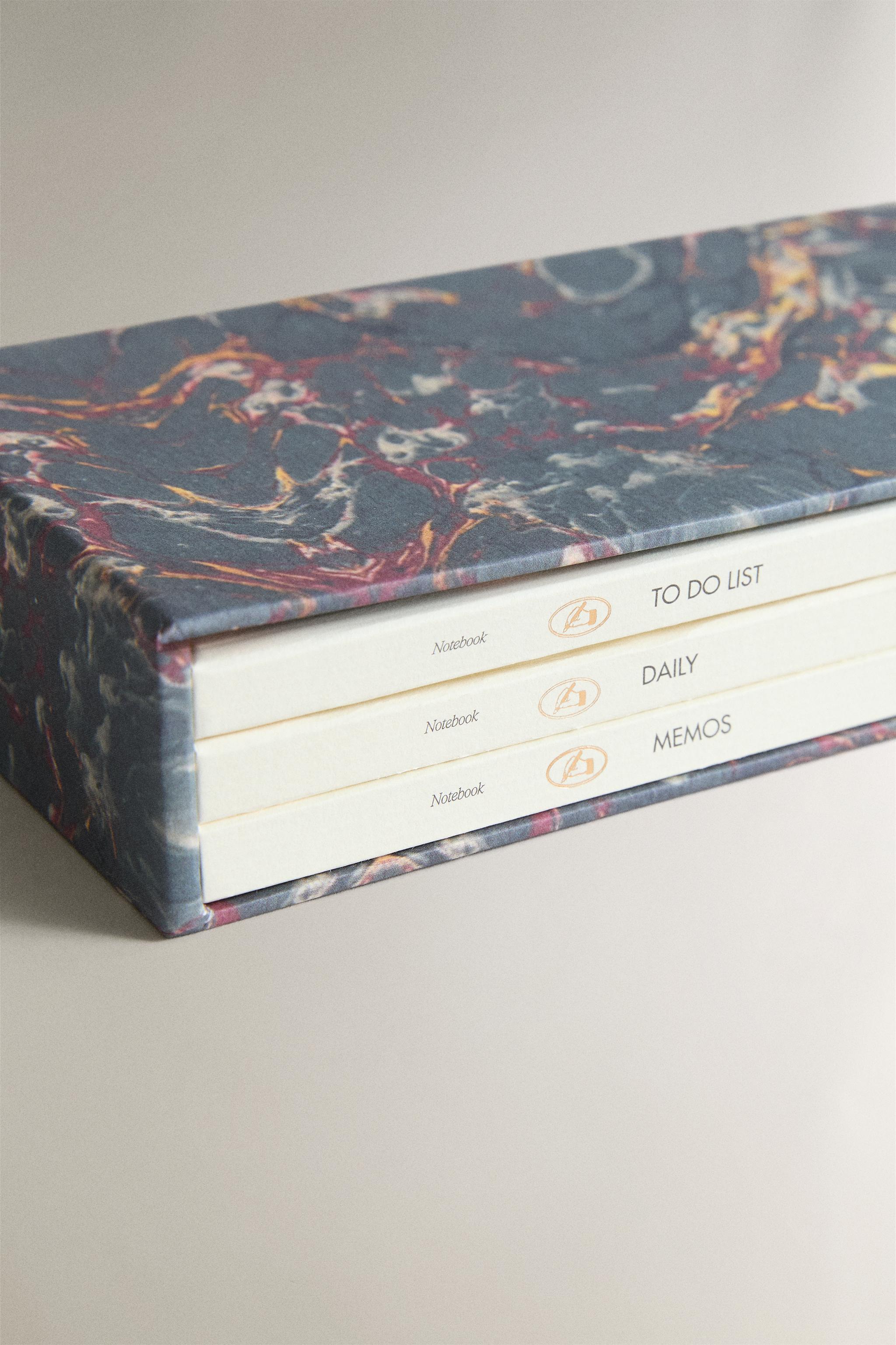 TASK NOTEBOOK PACK (PACK OF 3) — Multicolored