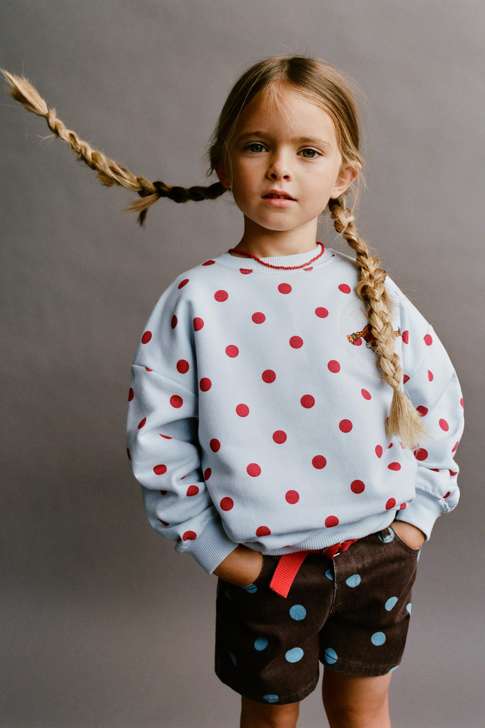 POLKA DOT TWILL SHORTS