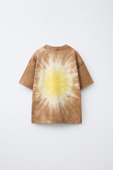 T-SHIRT TIE DYE - Marron de Zara - Image 1